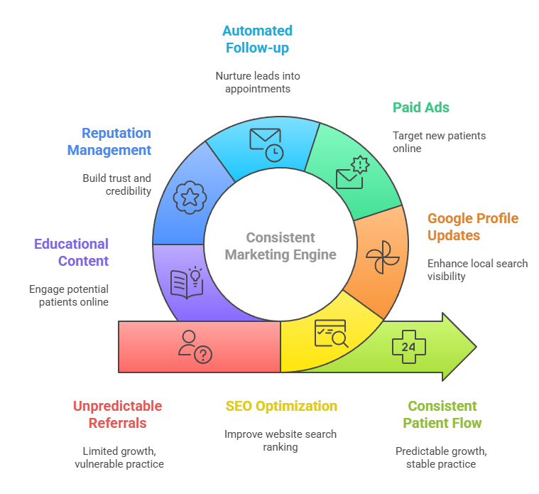 Relying Only on Word of Mouth Referrals visual selection